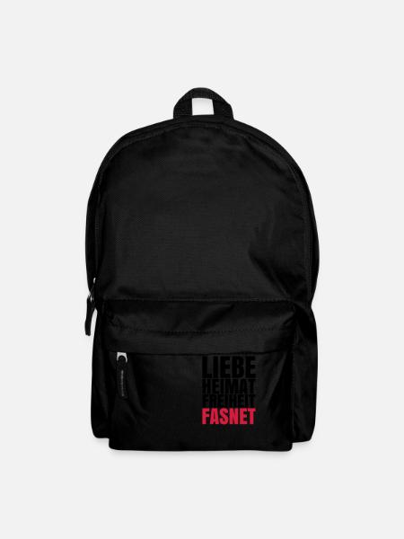 LIEBE HEIMAT FASNET - Rucksack - Schwarz