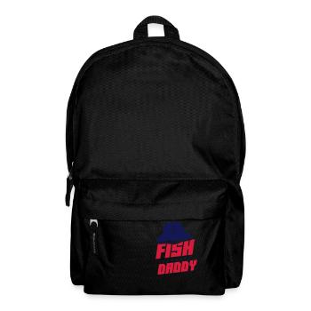 Pêche Papa Papa Pêcheur - Sac à dos - noir - Devant