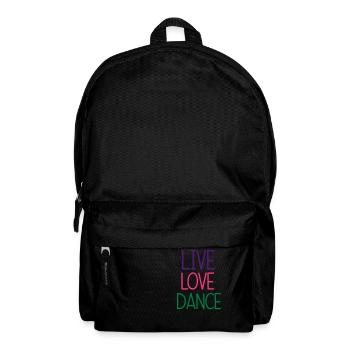 Live Love Dance - Backpack - black - Front