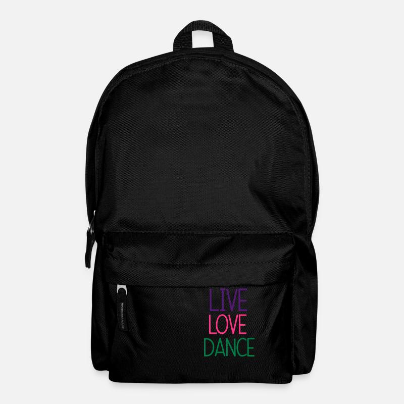 Live Love Dance - Sac à dos - noir