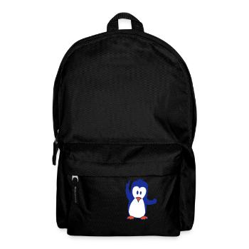 Mignon pingouin antarctique pôle sud zoo animal oiseau cool - Sac à dos - noir - Devant