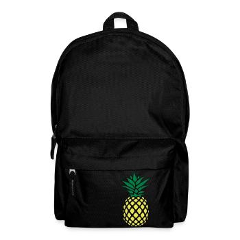 Funky pineapple - Backpack - black - Front
