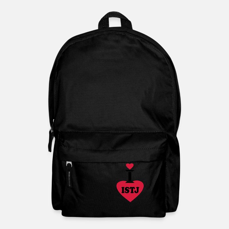 I Love ISTJ-Best MBTI Types-Personalty Types - Backpack - black