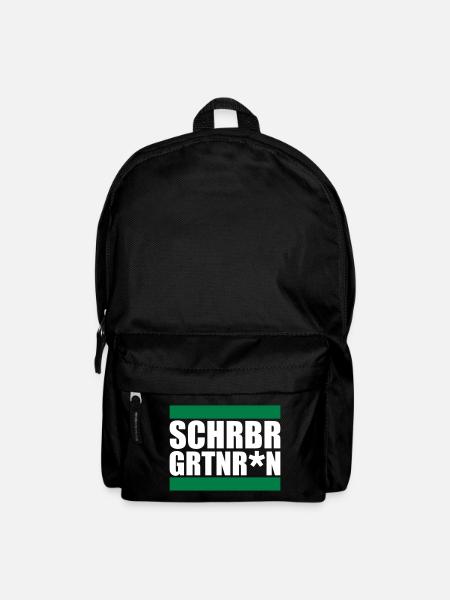 Farben änderbar | Schrebergärtnern SCHRBRGRTN*N - Rucksack - Schwarz