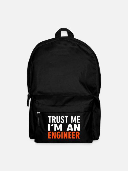 Trust me i'm an Engineer - Rucksack - Schwarz