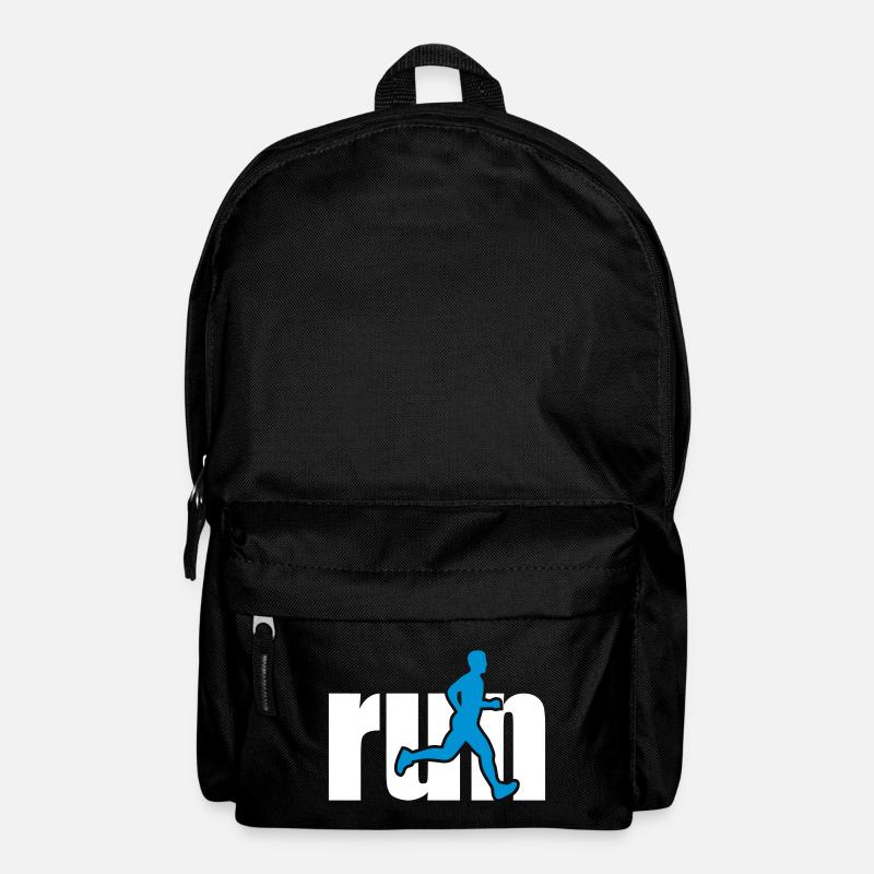 run man 2 colours - Rucksack - Schwarz