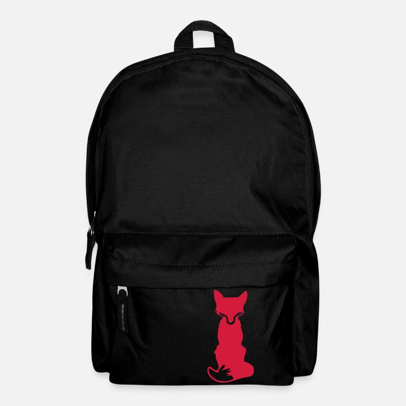 Wie ein Fuchs - Rucksack - Schwarz