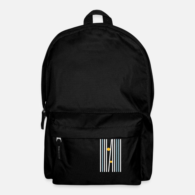 Abstraktes Design - Rucksack - Schwarz