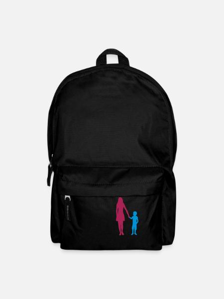 sohn mutter muttertag mama und junge muttertag kin - Rucksack - Schwarz