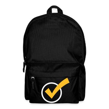Ein Häkchen - Rucksack - Schwarz - Vorne
