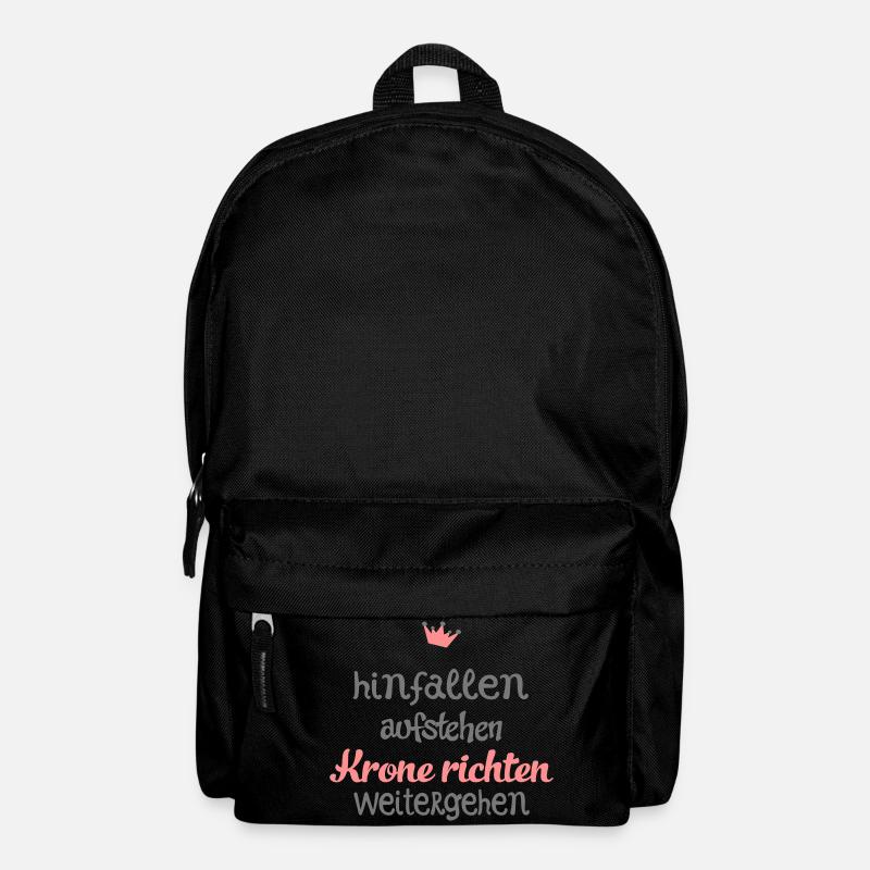 witzige Sprüche - Rucksack - Schwarz