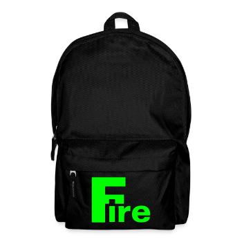 Fire full - Backpack - black - Front