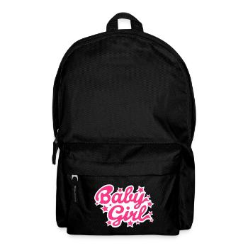 Baby Girl Lettering 01 - Backpack - black - Front