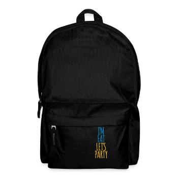 at the fat lets party - Backpack - black - Front