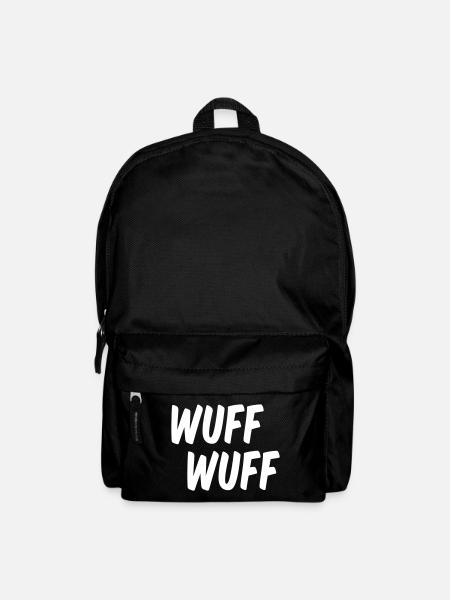 Woof, woof, the dog barks - Backpack - black
