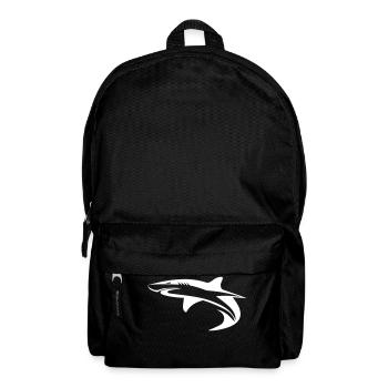 Shark - Vector Geometry Design - Backpack - black - Front