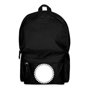 Emblème vierge - Sac à dos - noir - Devant