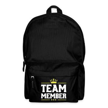 couronne de membre de l'équipe - Sac à dos - noir - Devant