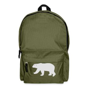Polar Bear - Backpack - olive green - Front