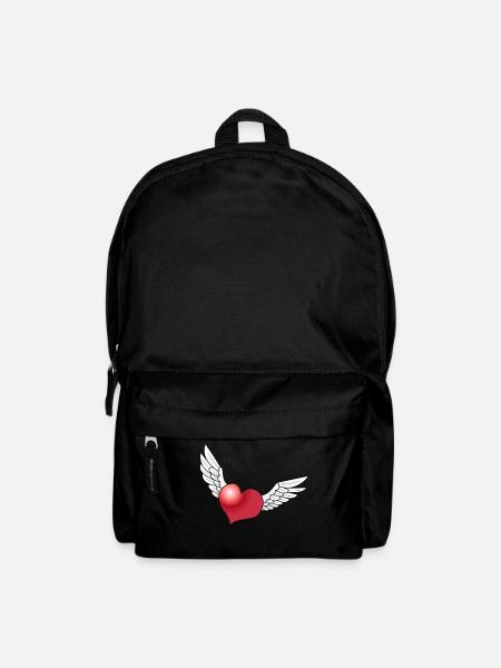 a winged heart - Backpack - black
