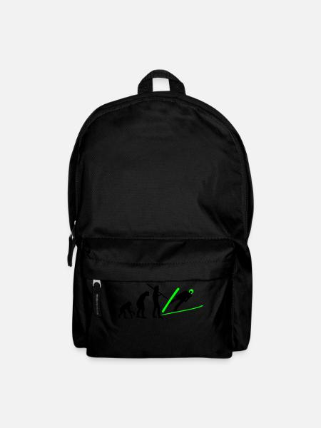 Skispringer - Rucksack - Schwarz