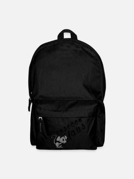 Prosecco Maus - Rucksack - Schwarz