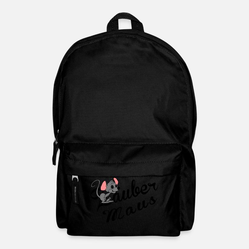 Zauber Maus - Rucksack - Schwarz
