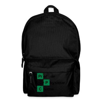 Elu prof de l'année - Physique Chimie - Sac à dos - noir - Devant