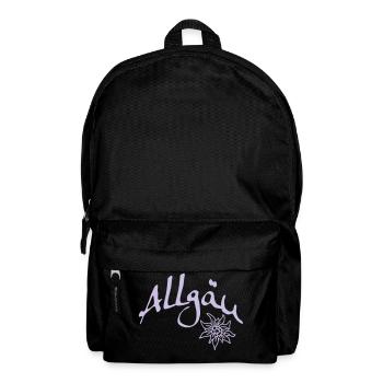 Allgäu & Edelweiß - Rucksack - Schwarz - Vorne