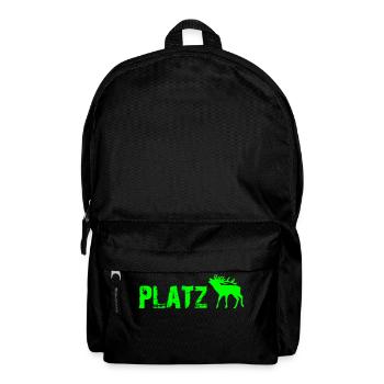 hirsch geweih party lustig - Rucksack - Schwarz - Vorne