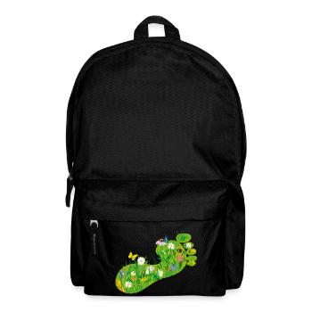 Ökologischer Fußabdruck - Rucksack - Schwarz - Vorne