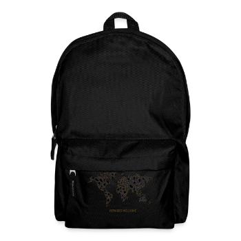 refugees welcome - Rucksack - Schwarz - Vorne