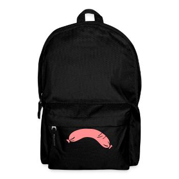 wurst - Rucksack - Schwarz - Vorne