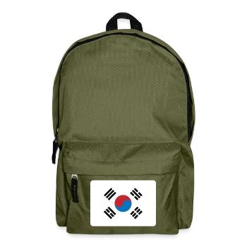 DRAPEAU DE LA CORÉE DU SUD - Sac à dos - vert olive - Devant