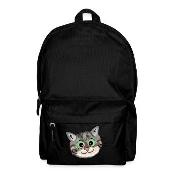 Kätzchen Lissy (smiling) - Rucksack - Schwarz - Vorne