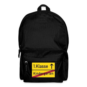 erste klasse - Rucksack - Schwarz - Vorne