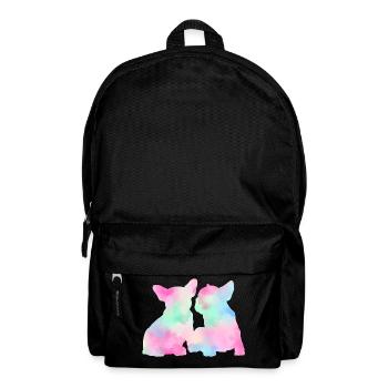 French Bulldog - Rucksack - Schwarz - Vorne