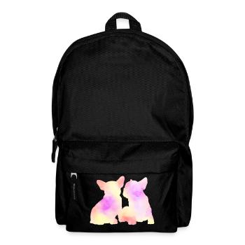 French Bulldog - Rucksack - Schwarz - Vorne