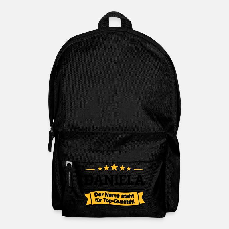Daniela – Der Name steht für Top-Qualität! - Rucksack - Schwarz