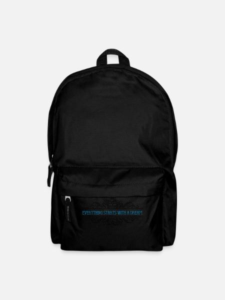 Everything starts with a dream - Backpack - black
