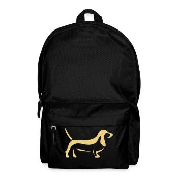 Basset hound - Backpack - black - Front