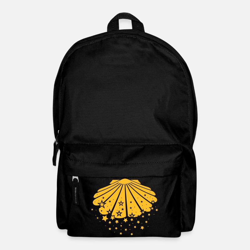 Compostela - Jakobsmuschel - Rucksack - Schwarz
