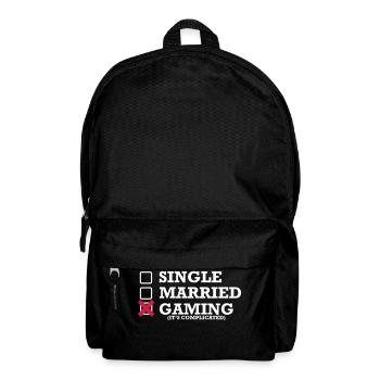 Simple - Marié - Gaming - Sac à dos - noir - Devant