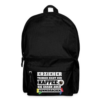 Gummibärchen - Rucksack - Schwarz - Vorne