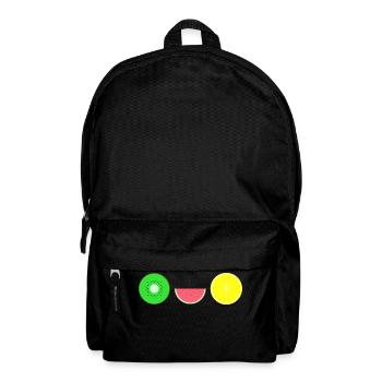 DIGITAL FRUITS - Hipster KIWI MELONE ZITRONE - Rucksack - Schwarz - Vorne