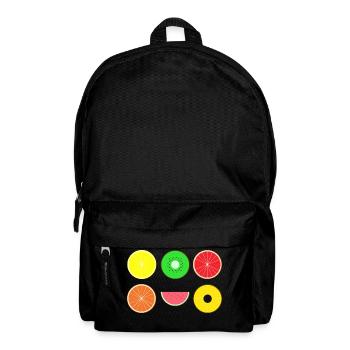 DIGITAL FRUITS - Digitale Hipster Früchte - Rucksack - Schwarz - Vorne