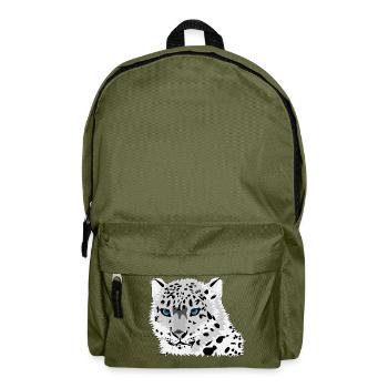 snow leopard - Backpack - olive green - Front
