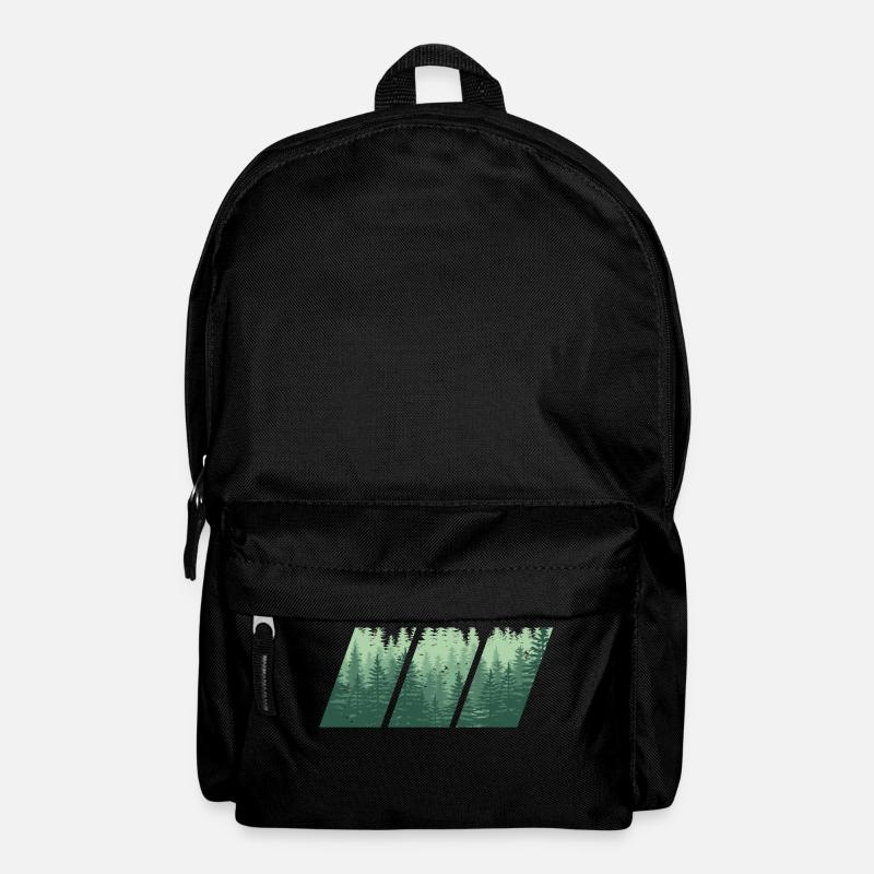WOOD Wald Geschenk - Rucksack - Schwarz