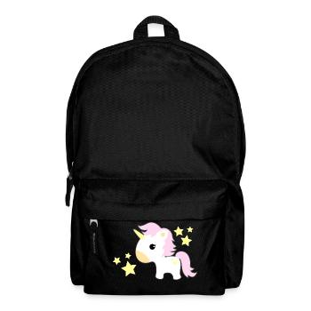 licorne - Sac à dos - noir - Devant