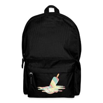 Eis geschmolzen - Rucksack - Schwarz - Vorne